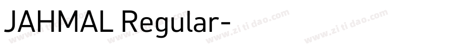 JAHMAL Regular字体转换